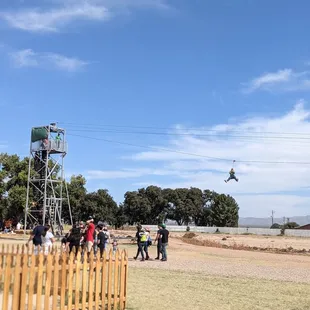 Zip line $10 per ride