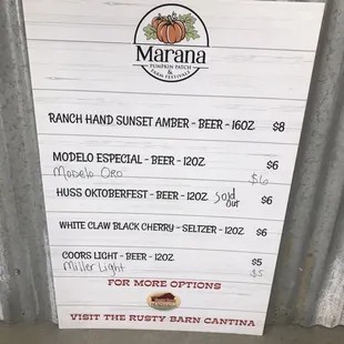 adult beverages