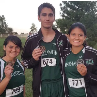 Cross Country medalists