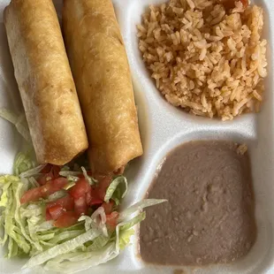 Chicken chimichanga lunch special. So good.