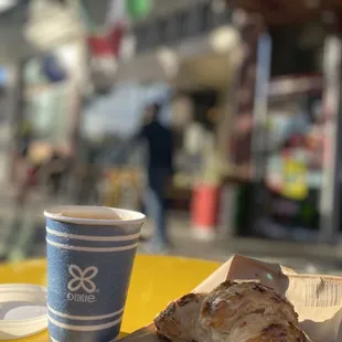 Coffee &amp; Almond Crescent