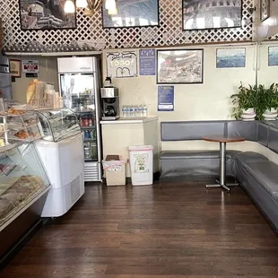 the inside of the restaurant
