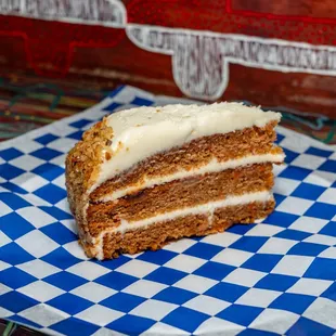 Try our daily carrot cake!