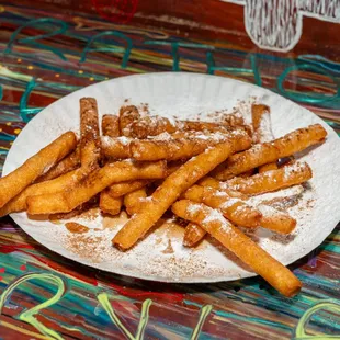 Funnel fries done Greek!
