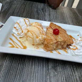 The famous chef Thomas dessert