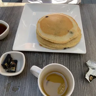 Blueberry pancakes
