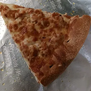 a slice of pizza
