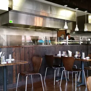 The open kitchen