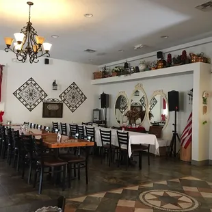 the dining room
