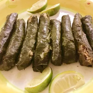 Warak Arish (Leabnese Stuffed Grape Leaves)