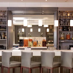 Belly-up to the Marble Bar - enjoy craft cocktails made with seasonal vodka infusions