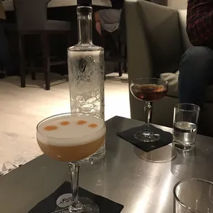 Bentley's Boston Sour and Osgood Sleuth. I forgot to take a picture of my Paragon.