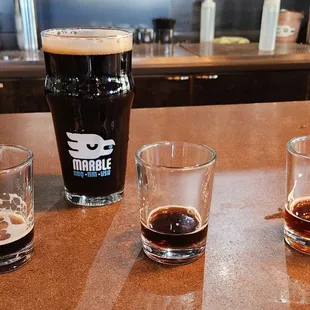 Tasters &amp; a pint of porter.