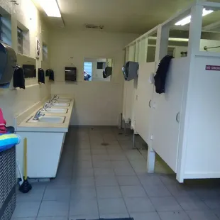 The women&apos;s restroom.