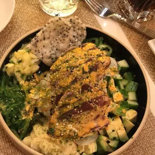 Seared Yellowfin Tuna Poke Bowl