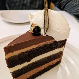 Liz's Gilded Chocolate Cake