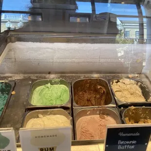 More flavors of ice cream to choose instore.