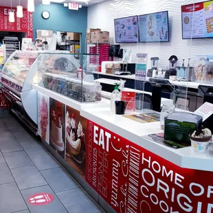 the interior of a store