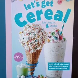 a picture of a cereal book