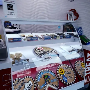 a display of cookies