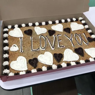 Great American cookie cake