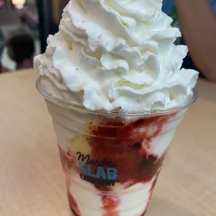 Strawberry Shortcake Sundae