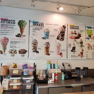 Menu and prices