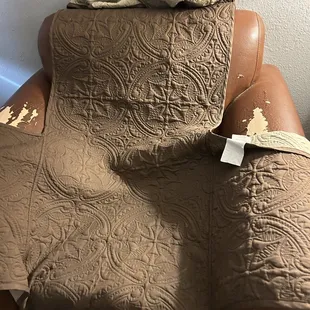 They covered the chair with this