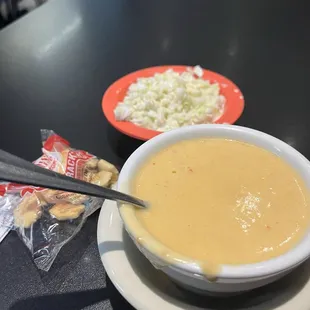 Seafood Cup of Bisque / Chowder good!