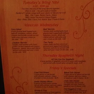 Menu 6