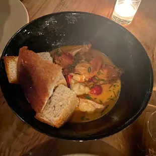 Chili Lobster, Texas Toast