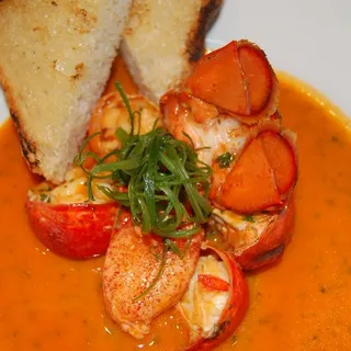 Chili Lobster, Texas Toast