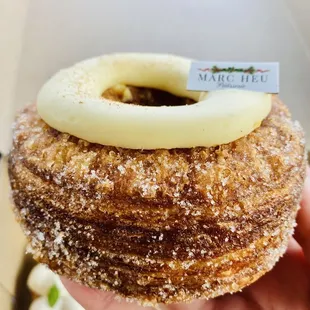 Eggnog cronut
