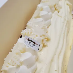 a piece of cake in a box