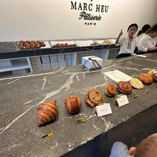 Breakfast Items on Display