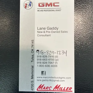 Lane Gaddy, Amazing Sales Agent