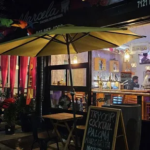 outside of restaurant