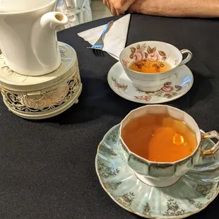 Blueberry crumble tea