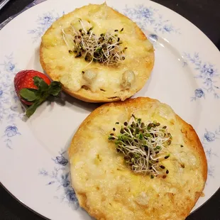 Artichoke Parmesan bagel
