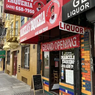 the outside of a restaurant