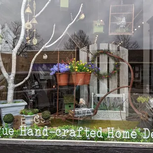 Spring window display