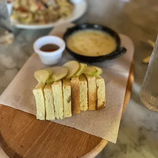 Melted Pecorino Cheese Plate