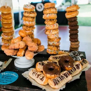 a variety of doughnuts