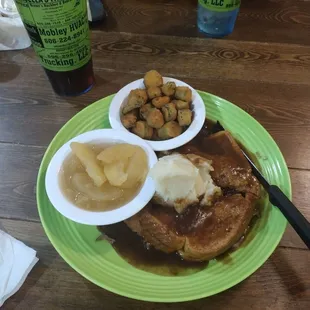 a plate of food