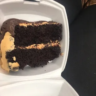 Chocolate peanut butter cake