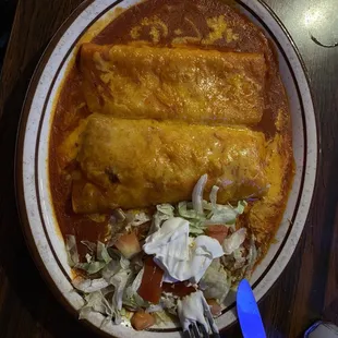 Chicken and Cheese Enchiladas