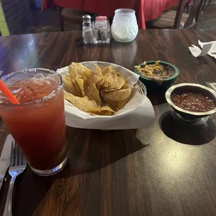 Spicy Bloody Mary Chips Salas Bean Dip :)