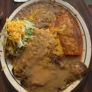 Chile Relleno Taco Beef Enchiladas