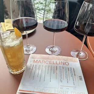 Monte Del Fra Valpolicella and Menhir Salice Salentino wine and Roman Sunset