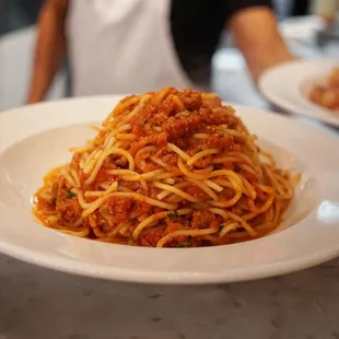 pasta dish, pasta, food